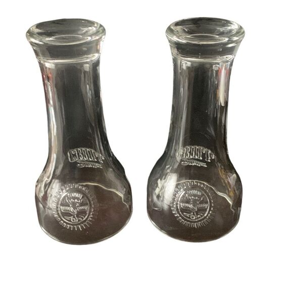 Vintage MILLER CHILL Lot of 2 Weighted Bottom Beer Pilsner Glass Stylish Charm - Picture 4 of 14